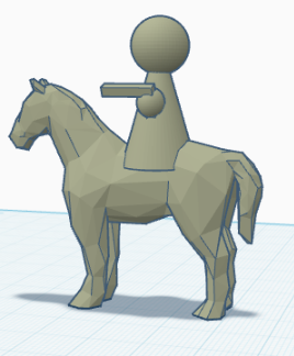Knight Chess Piece 3D model thumbnail