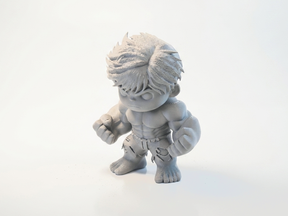 Chibi Hulk Figurine Cute Collectible 3D Printable