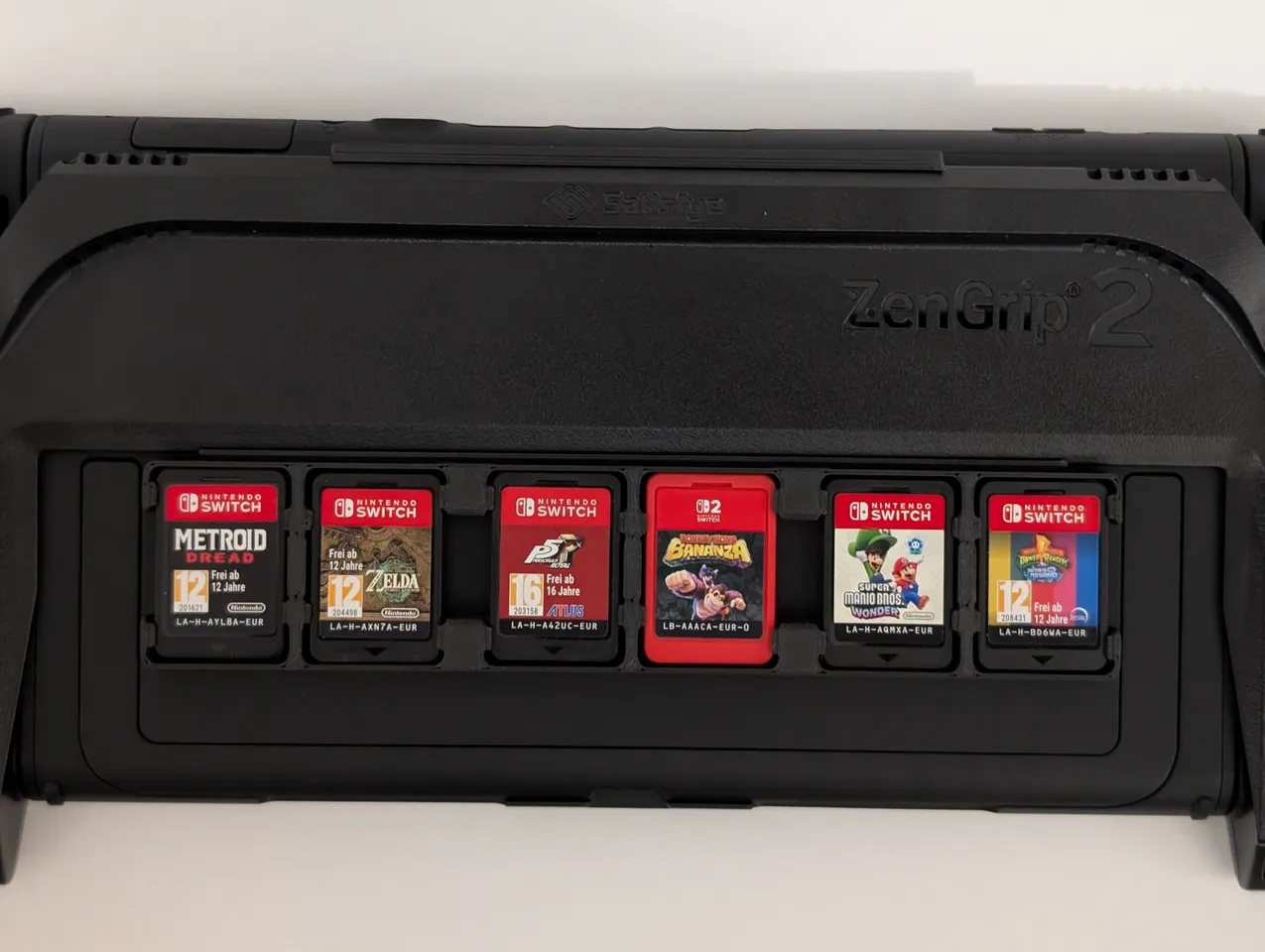 Nintendo Switch 2 Game Cardridge holder for Satisfye ZenGrip 2 by