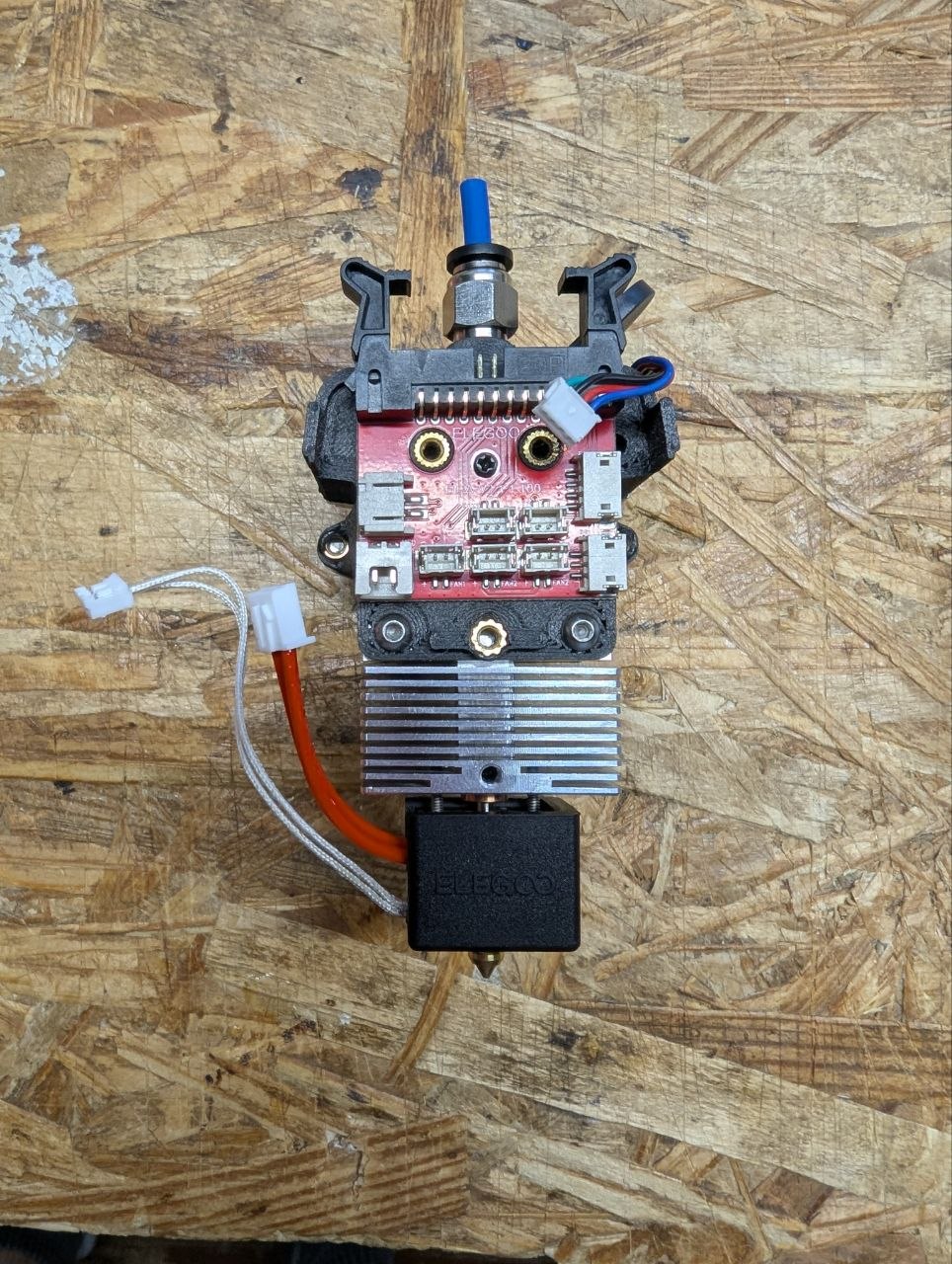 Elegoo Neptune 4 / 4 Pro Extruder Gear Housing with Heat Inserts