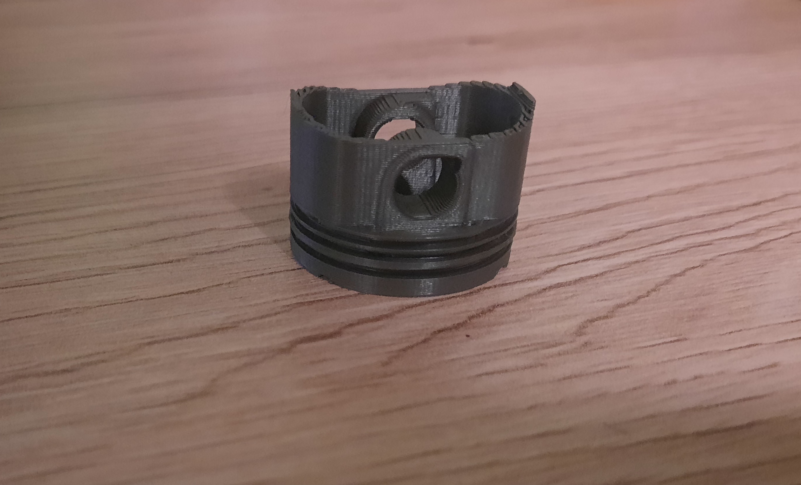 Piston keychain (chain not included)