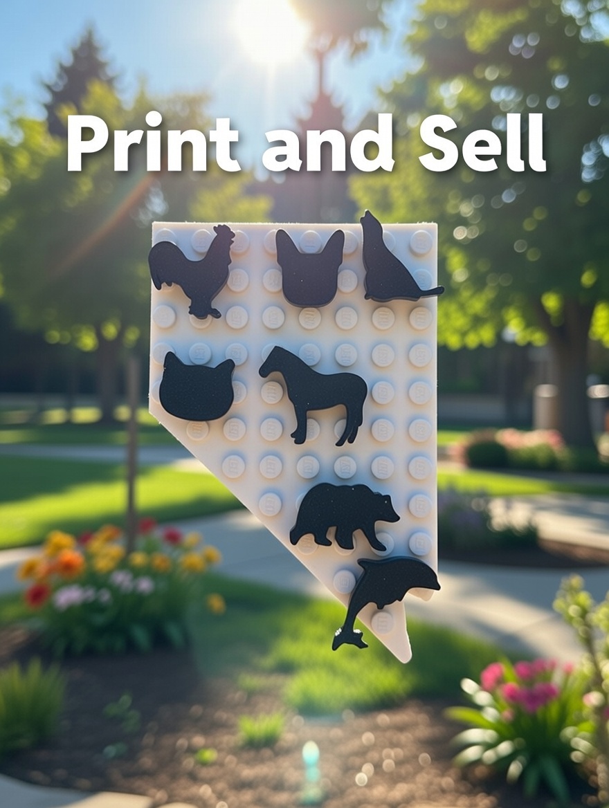 Animal Location pegs for block state magnets