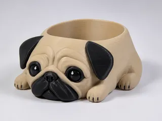 Mops Schale / Pug bowl