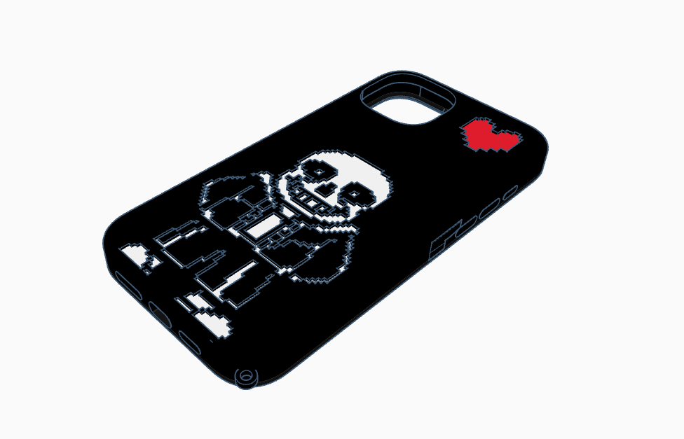 iphone 15 plus undertale editon phonecase