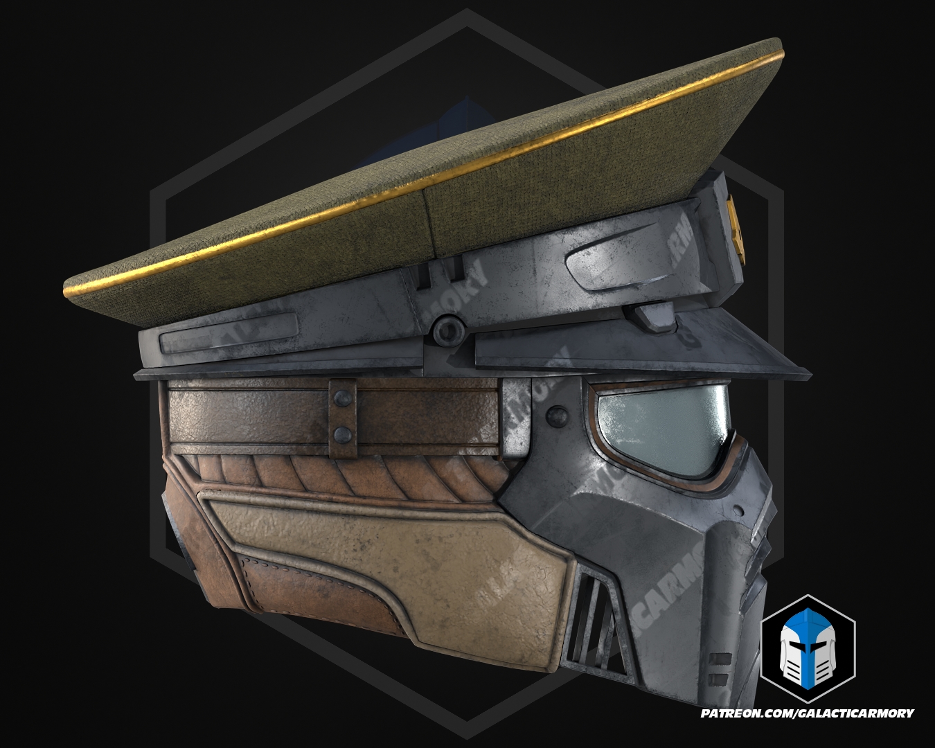 HD2 Commandant Helmet - 3D Print Files — thumbnail 9