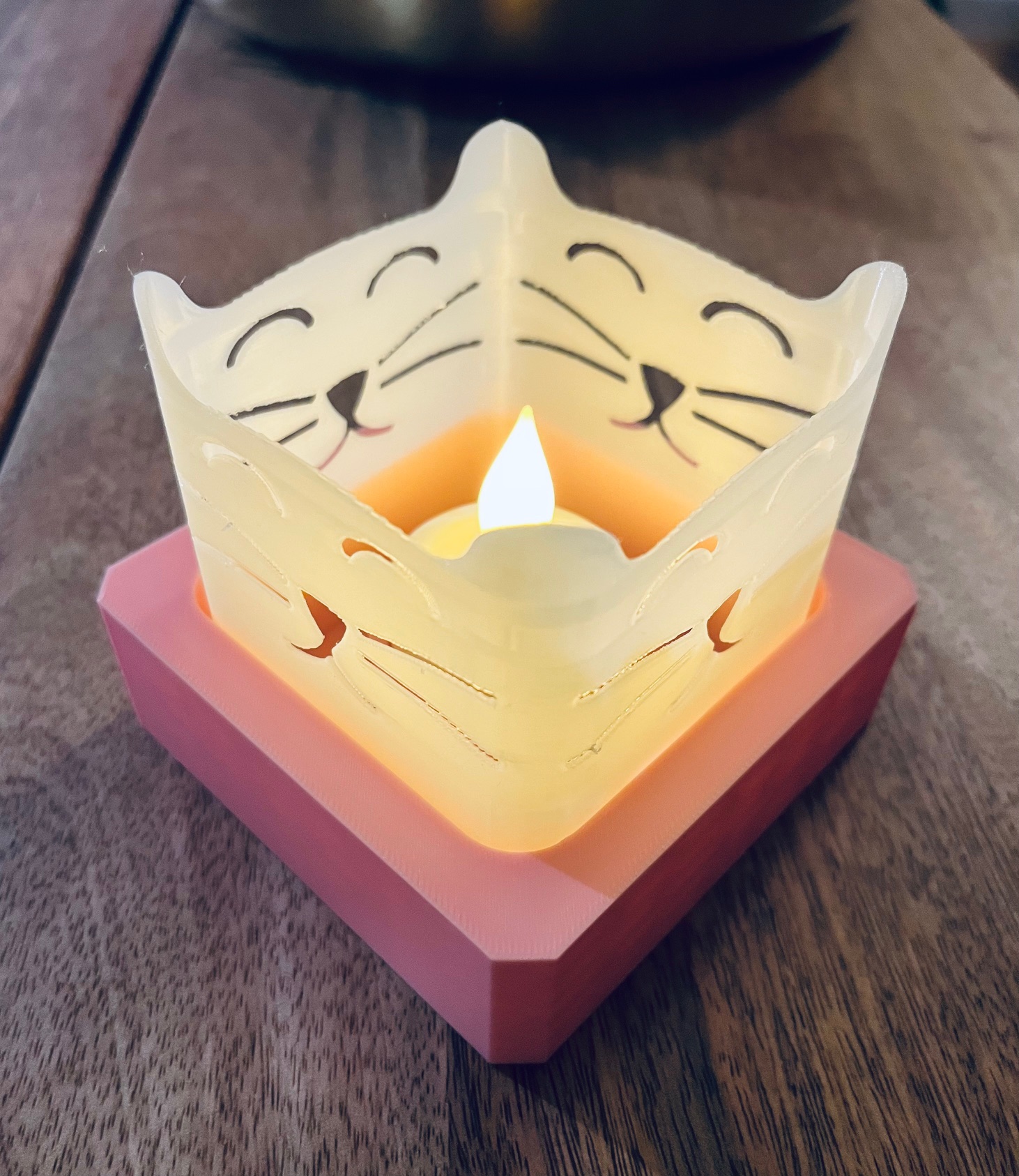 Kitty Candle Holder