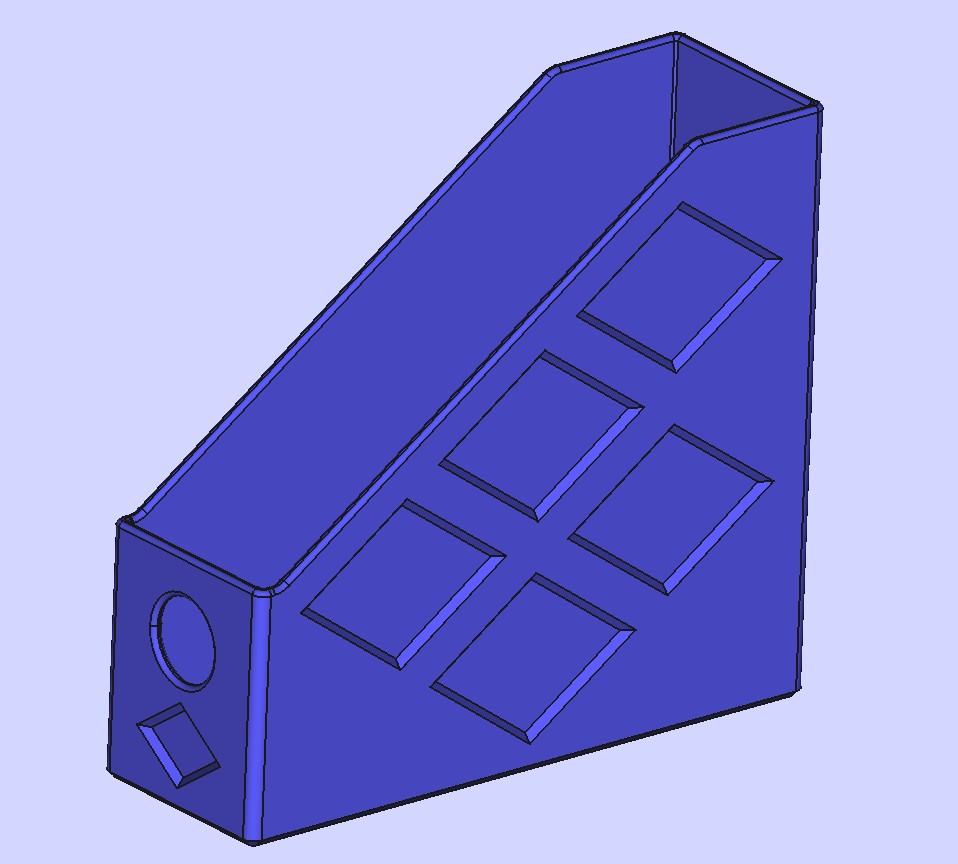 Zeitschriften Ständer Tiefe 260 mm, Höhe 240 mm, Sammler Halter magazine rack holder, Breite 60 bis 160 mm