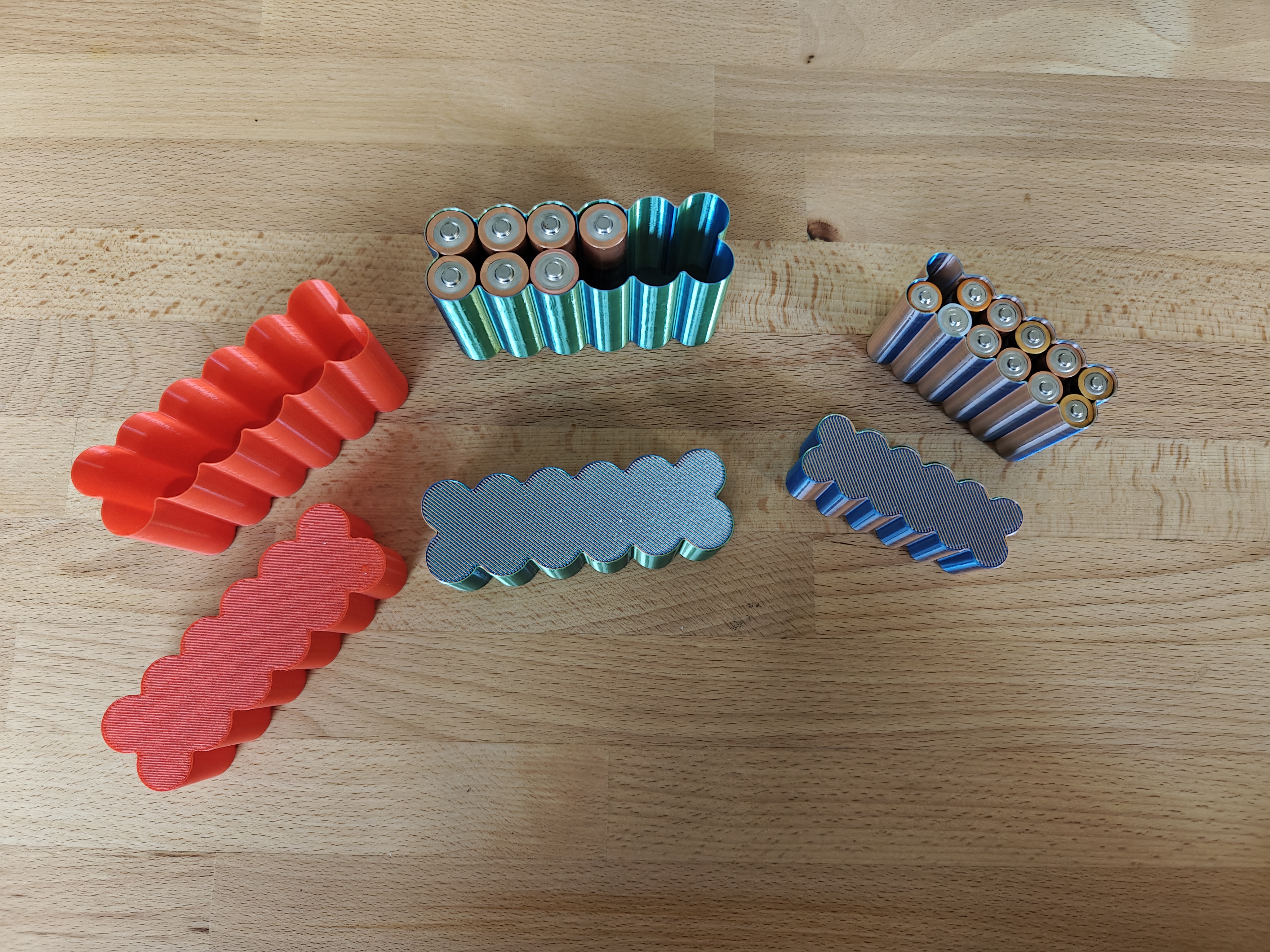Vase mode battery box - AA
