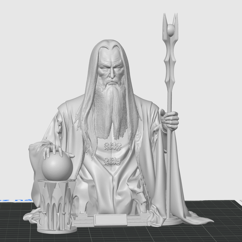 Lord of the Rings - Saruman big statue by LM3Dtisk Lukáš Mlýnek ...