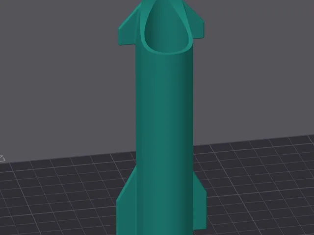 Starship spacex toothbrush holder