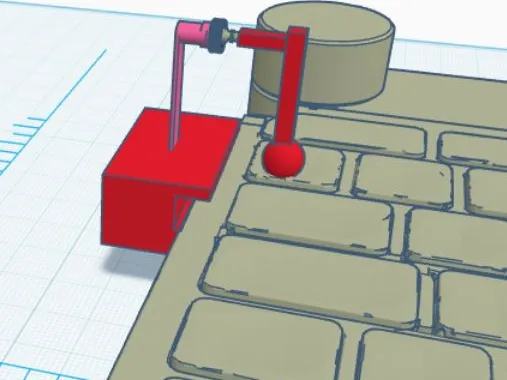 Adapted Keyboard Extended Key Presser