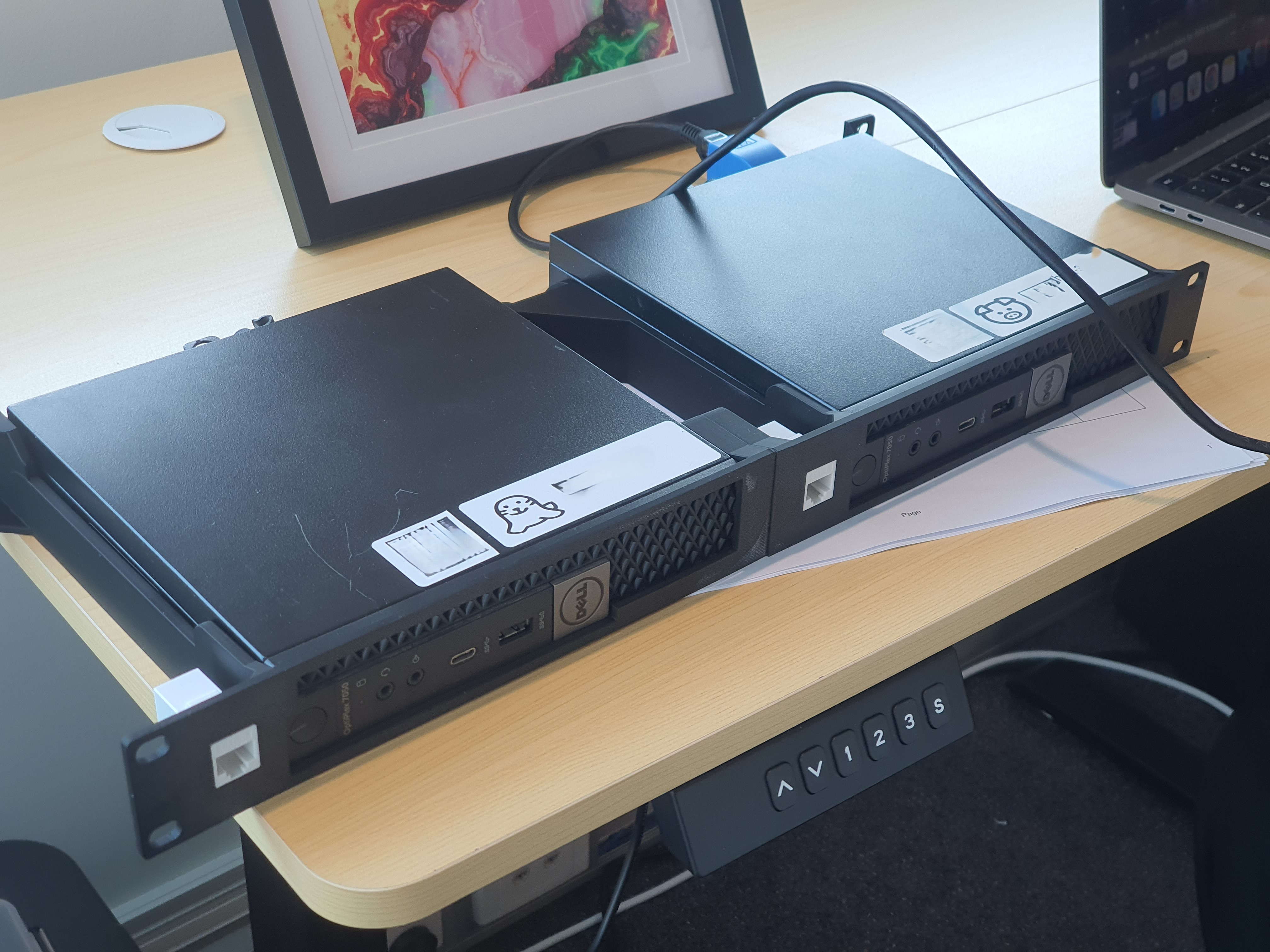 Dell Optiplex 5070 with Keystone Port – 12U Server Rack