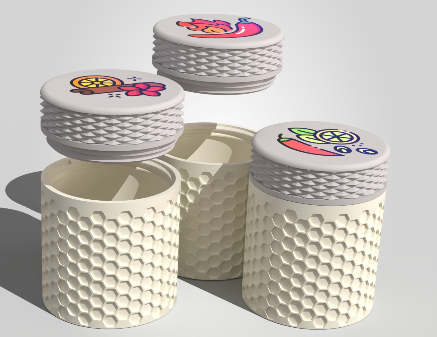 Jar with lid
