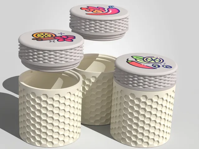 Jar with lid