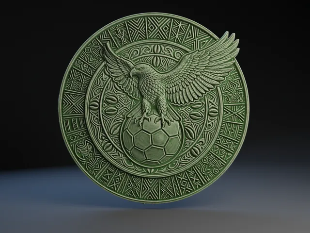 NFF Super Eagles – Nigeria National Football Crest (Bas-Relief Edition) : World Cup 2026