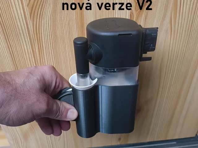 Držák mlékovače s odkapávačem – Delonghi Magnifica Evo (V2 Improved Design) Milk Frother Holder with Drip Tray