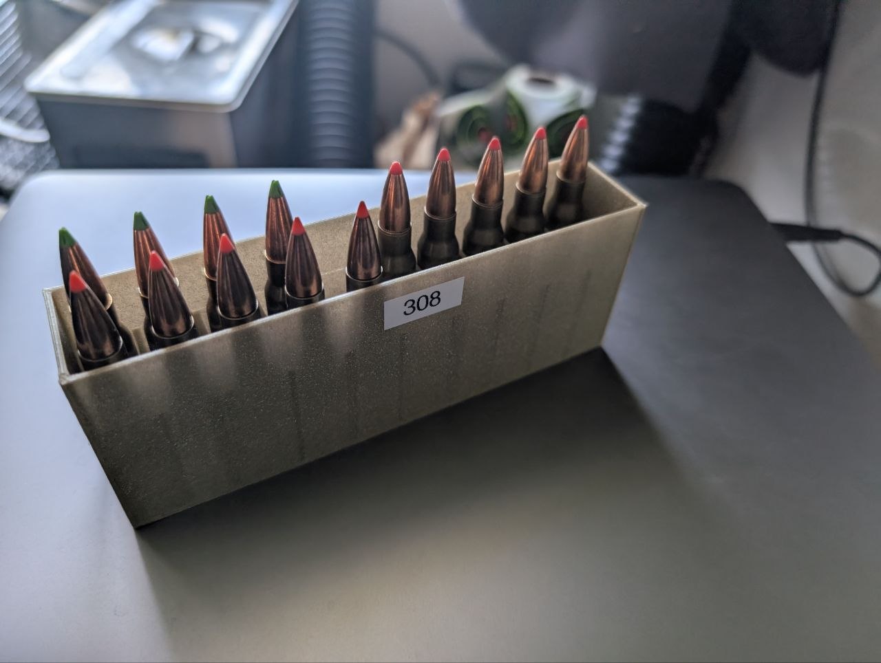 20-Round Compact Ammo Box | .308 Win & Short Action Storage System