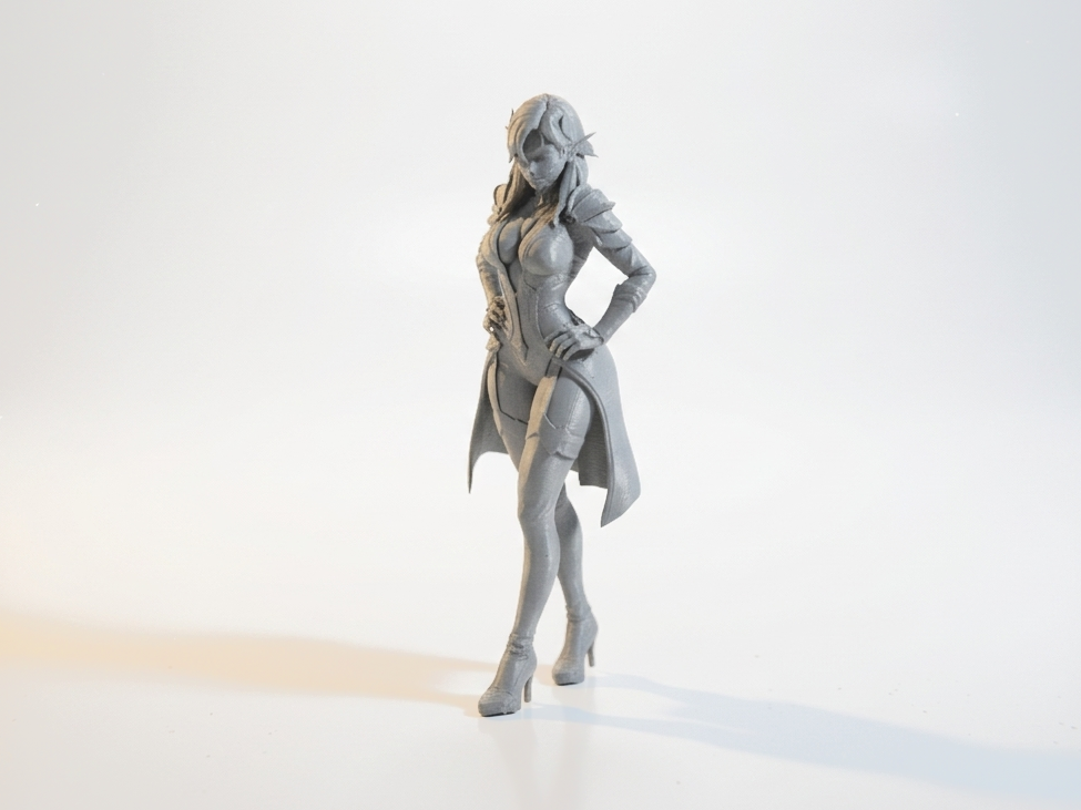 Elf Warrior Figurine Fantasy Mythology 3D Printable