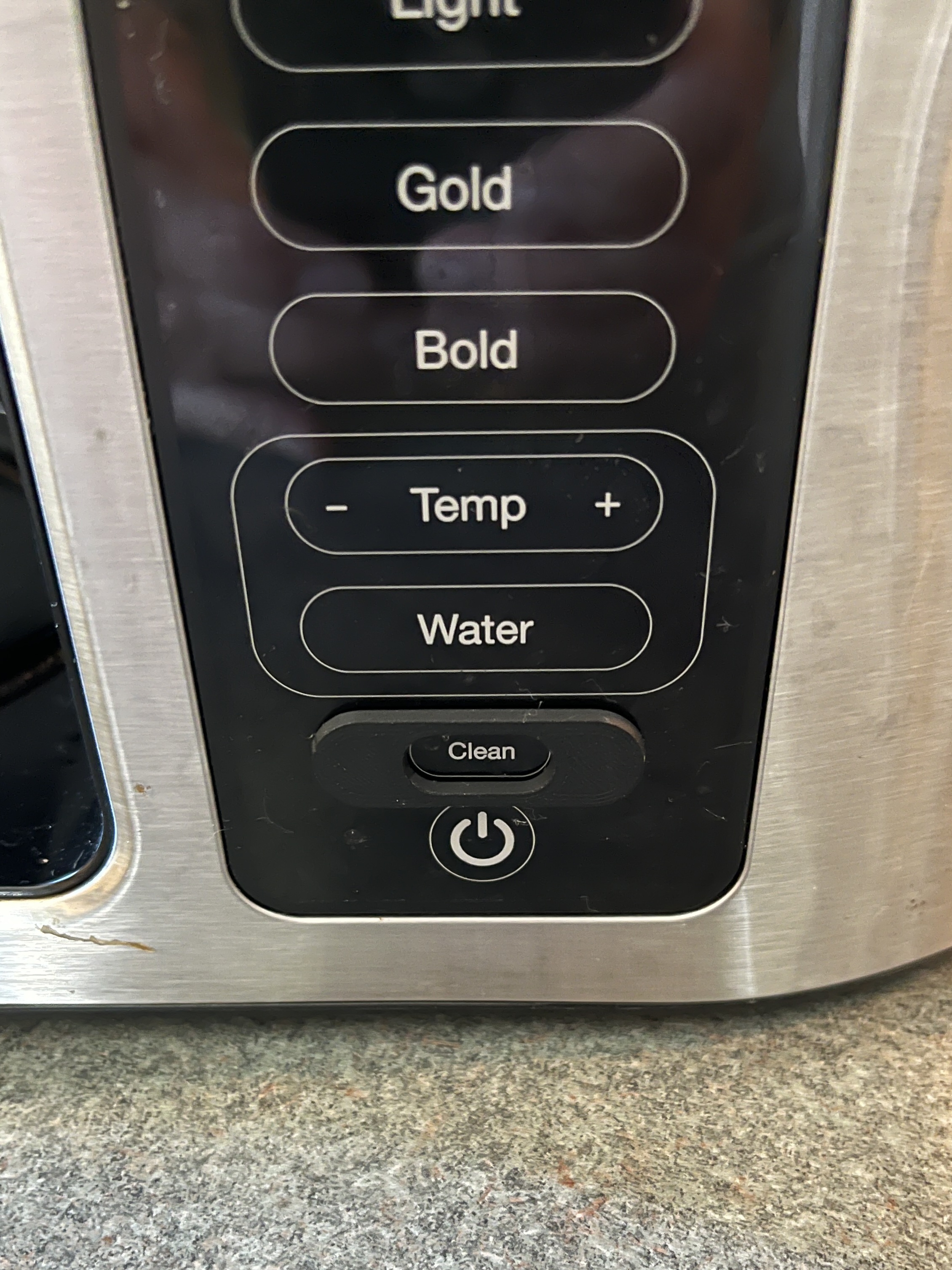 Krups Multiserve Coffee Maker CLEAN Button Guard