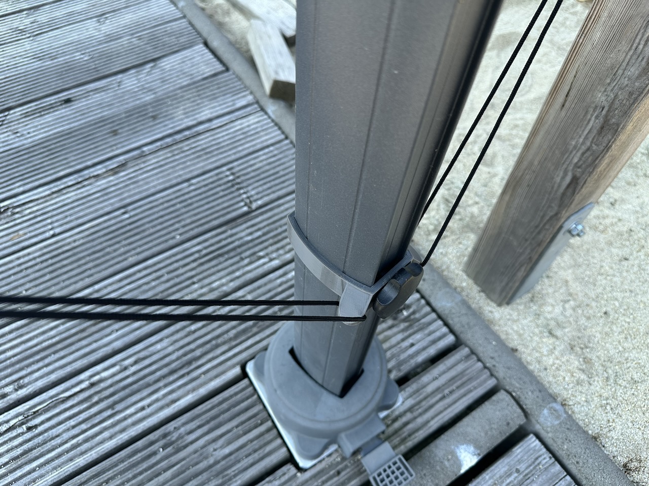 Schneider Rhodos Twist 3x3m wind upgrade