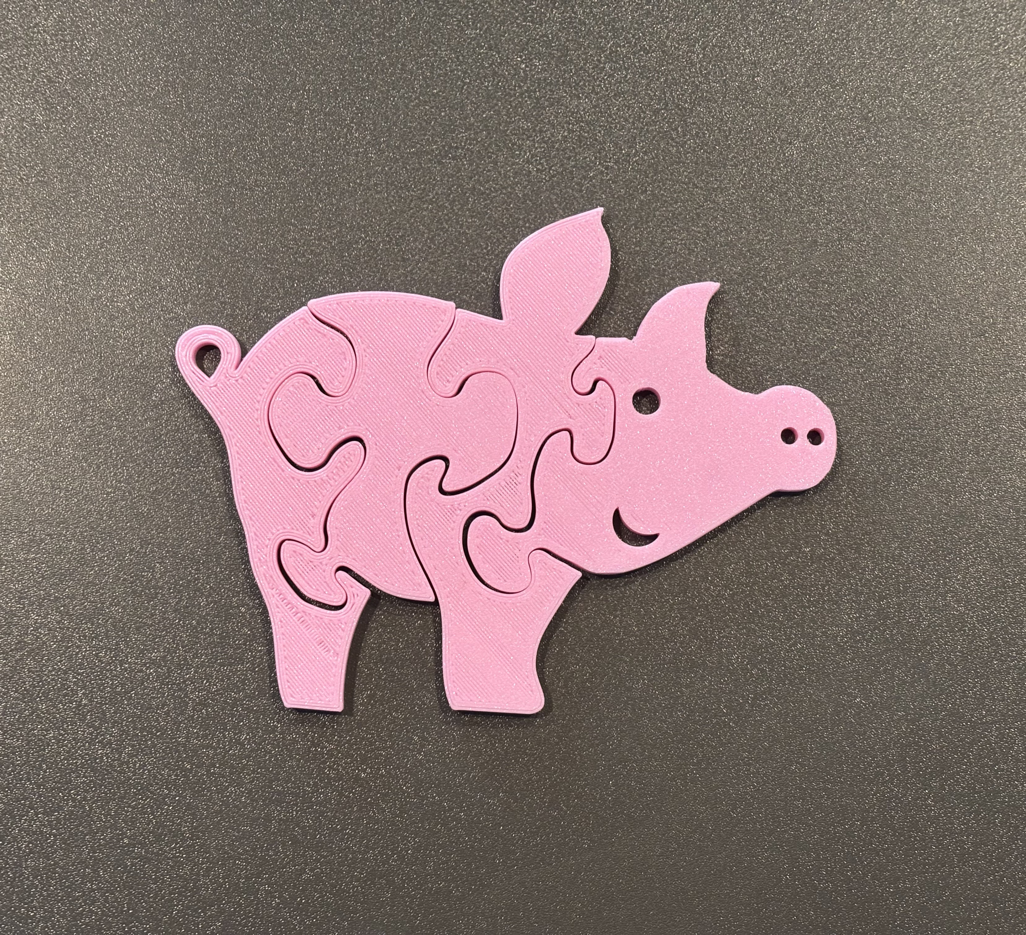 Kids Simple Pig Puzzle Toy