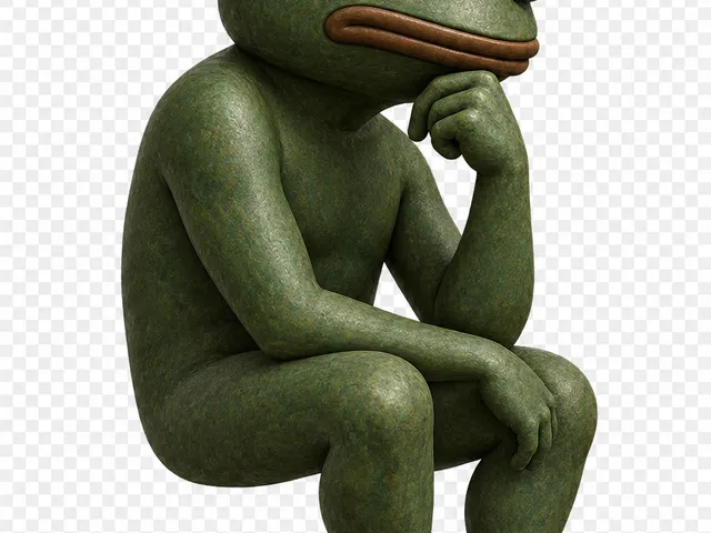 Pepe the thinker for bookshelf