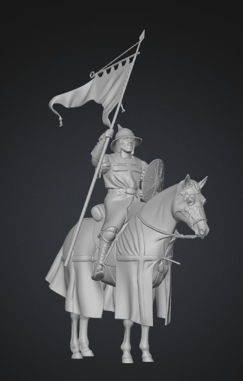 Crusader on Horseback