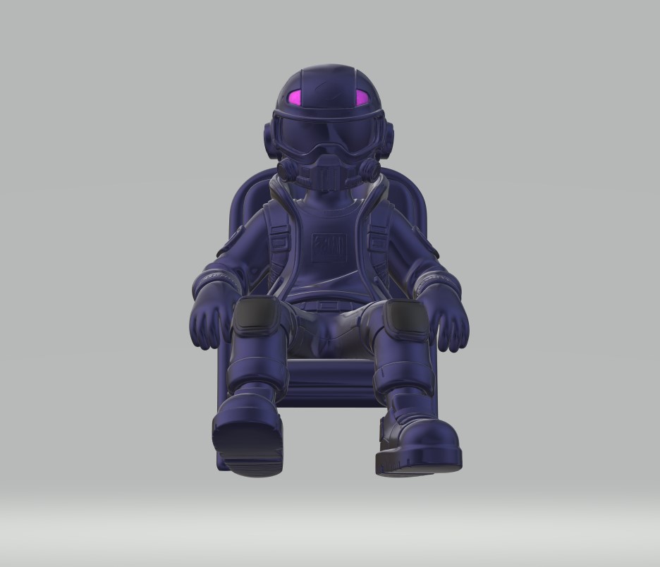 cyberpunk 3D model