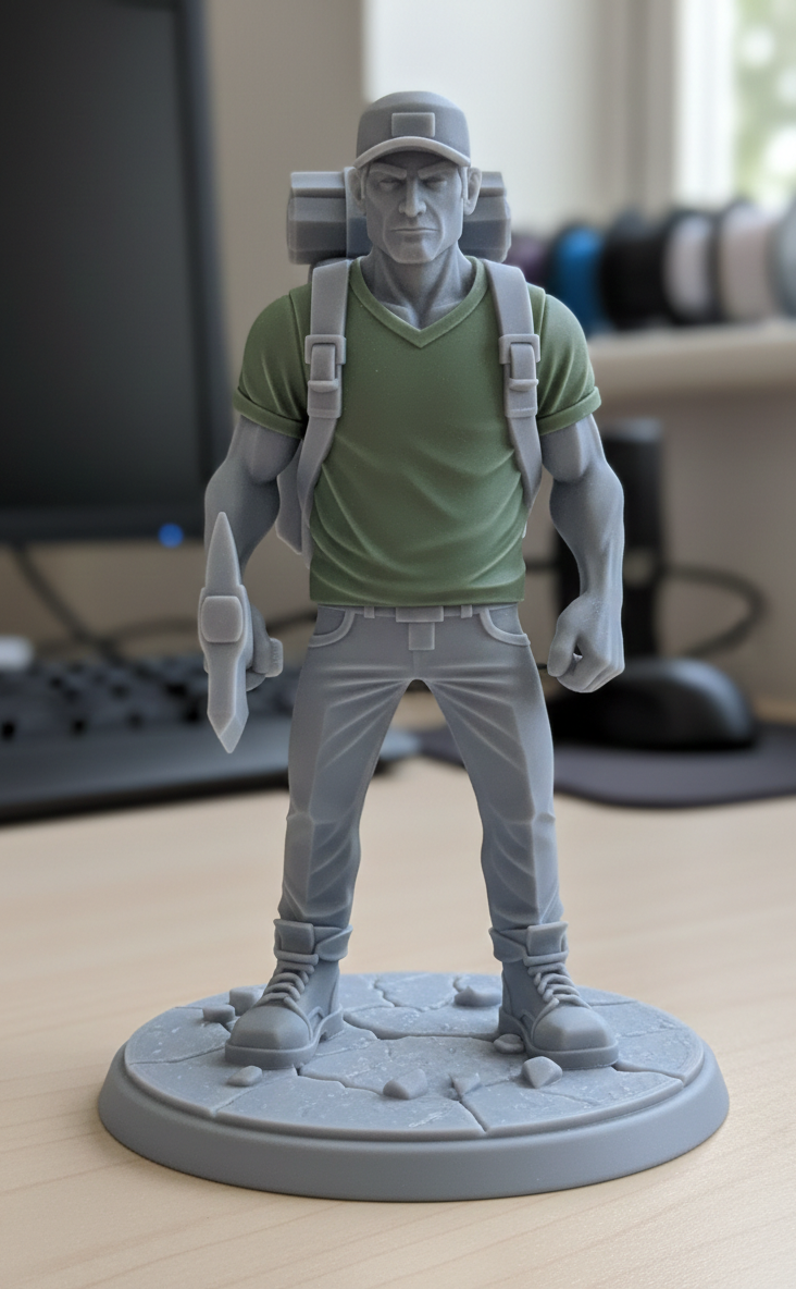 Project Zomboid Survivor – FDM Optimized Mini