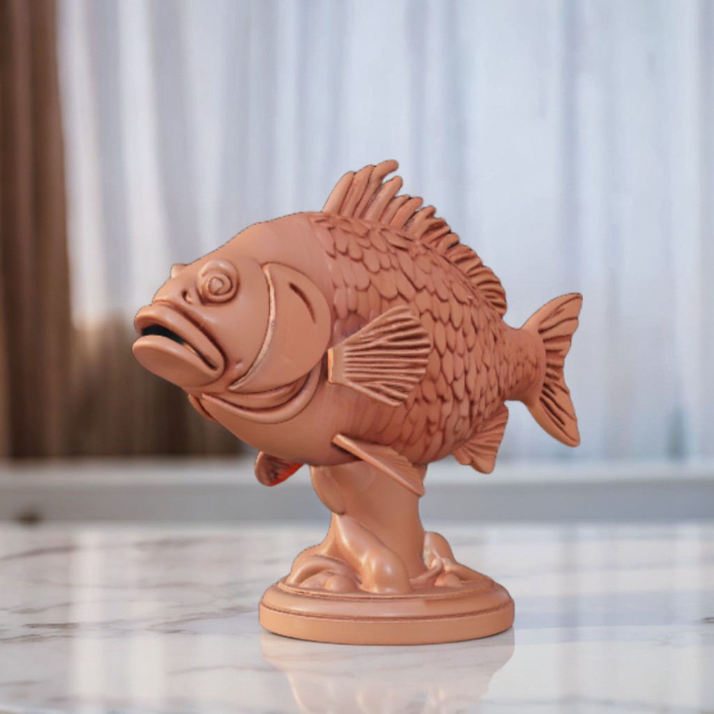 Fish Trophy (Carved Style)
