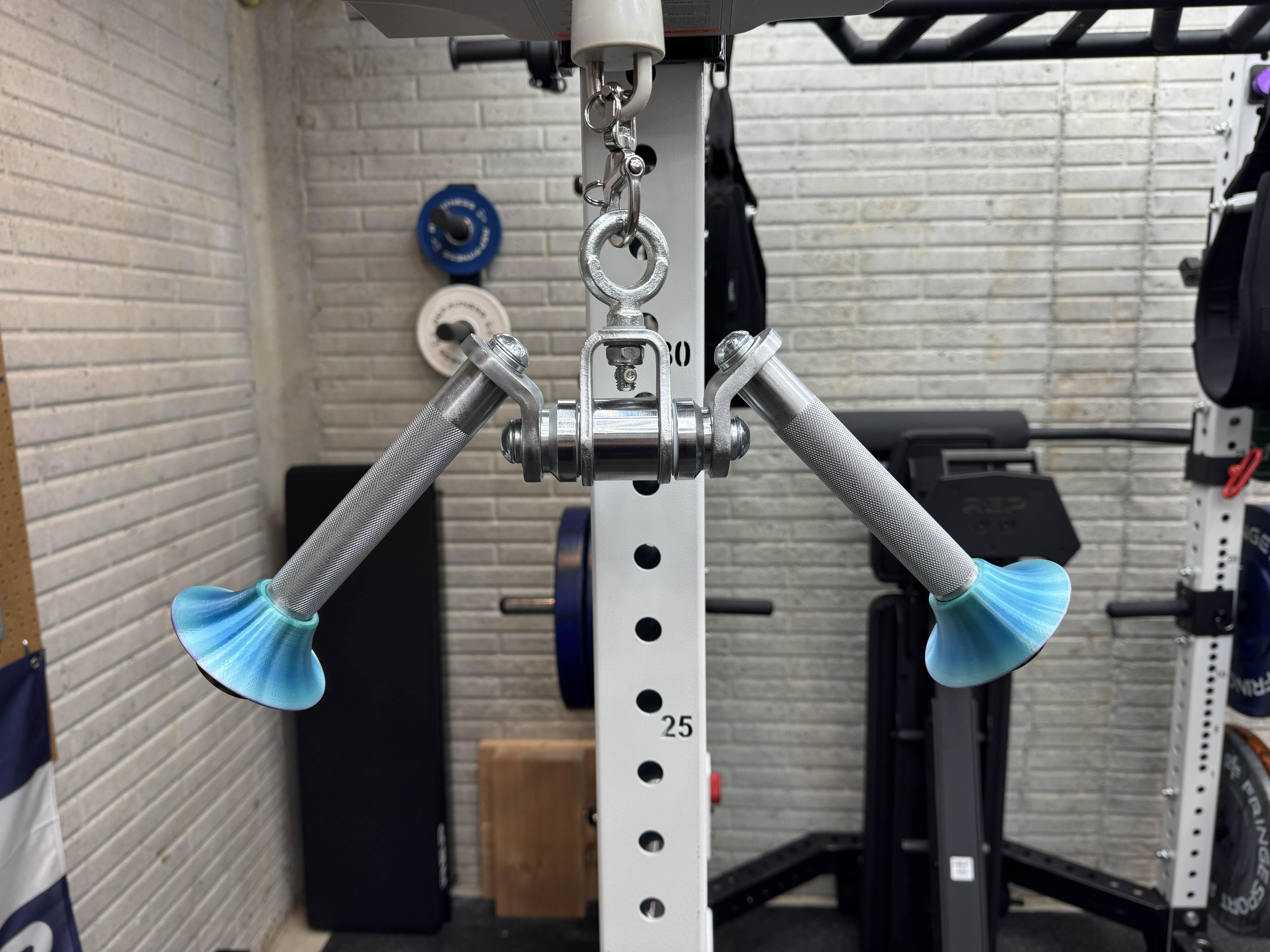 American Barbell V-bar palm grip