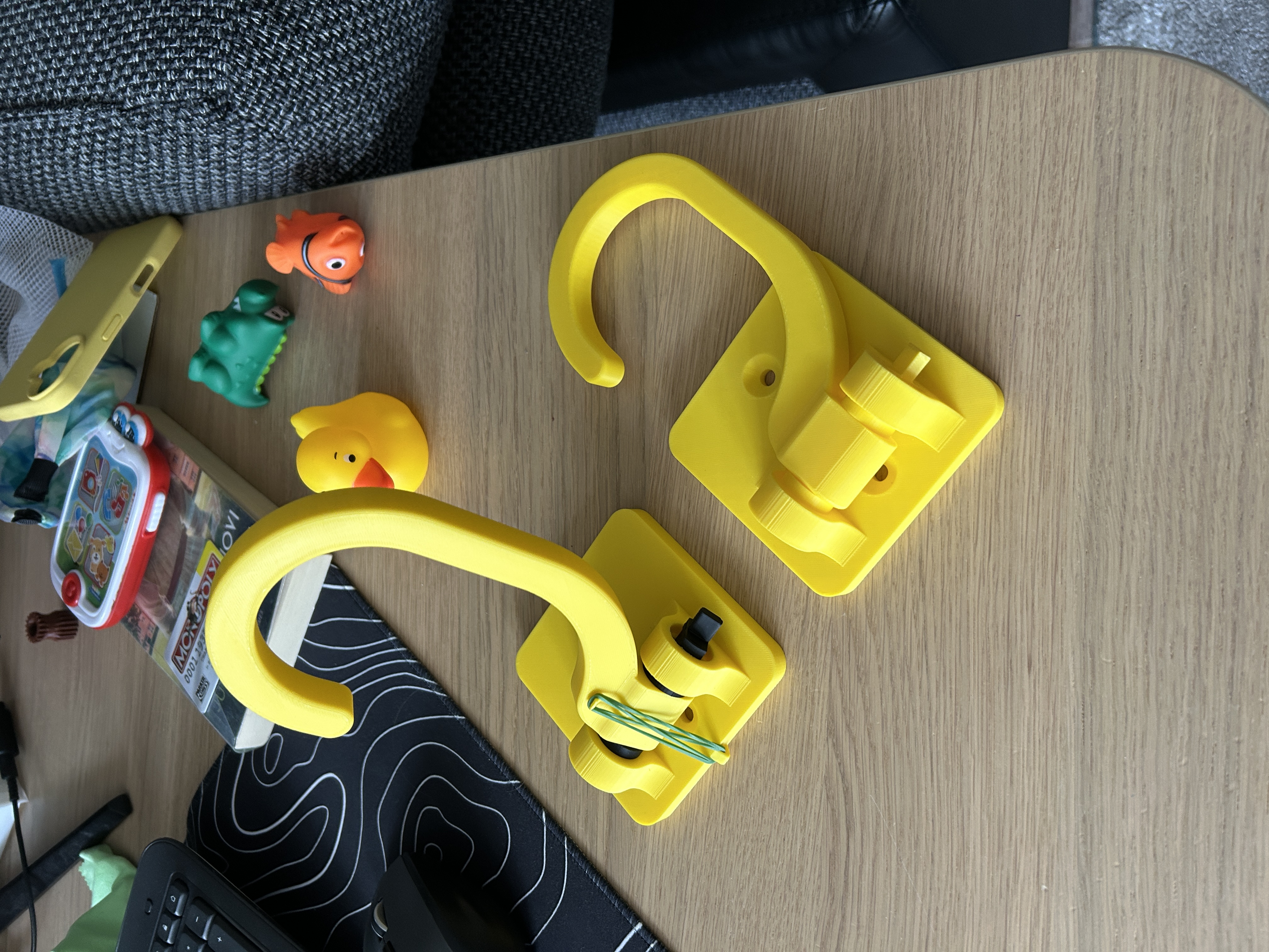 Bicycle Wall Hook / Hanger (Standard + Elastic Strap Version)