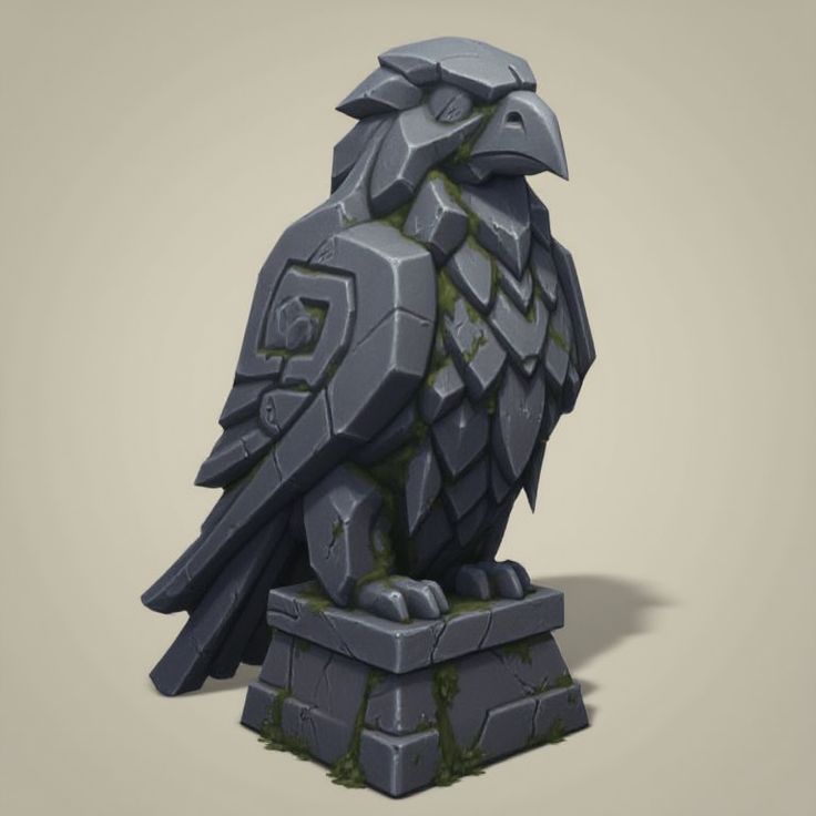 Falcon Statue