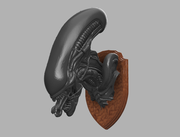 Xenomorph Hunting Trophy - Alien Wall Mount