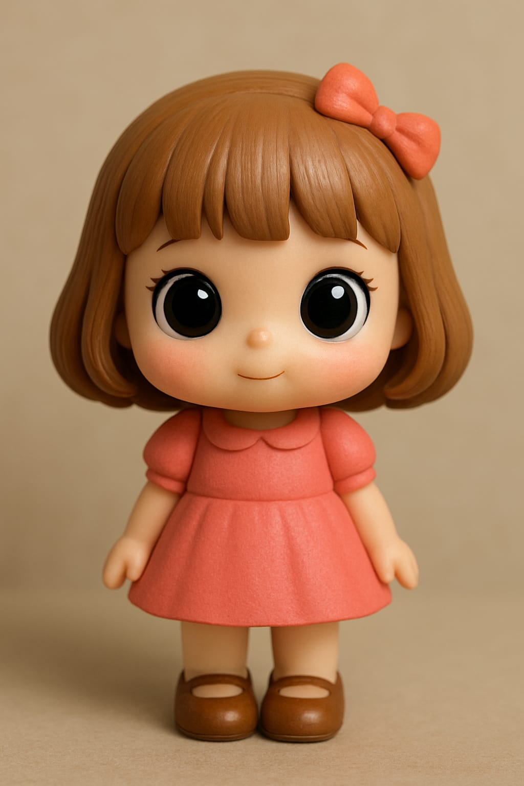 Cute Big-Eyed Girl figure