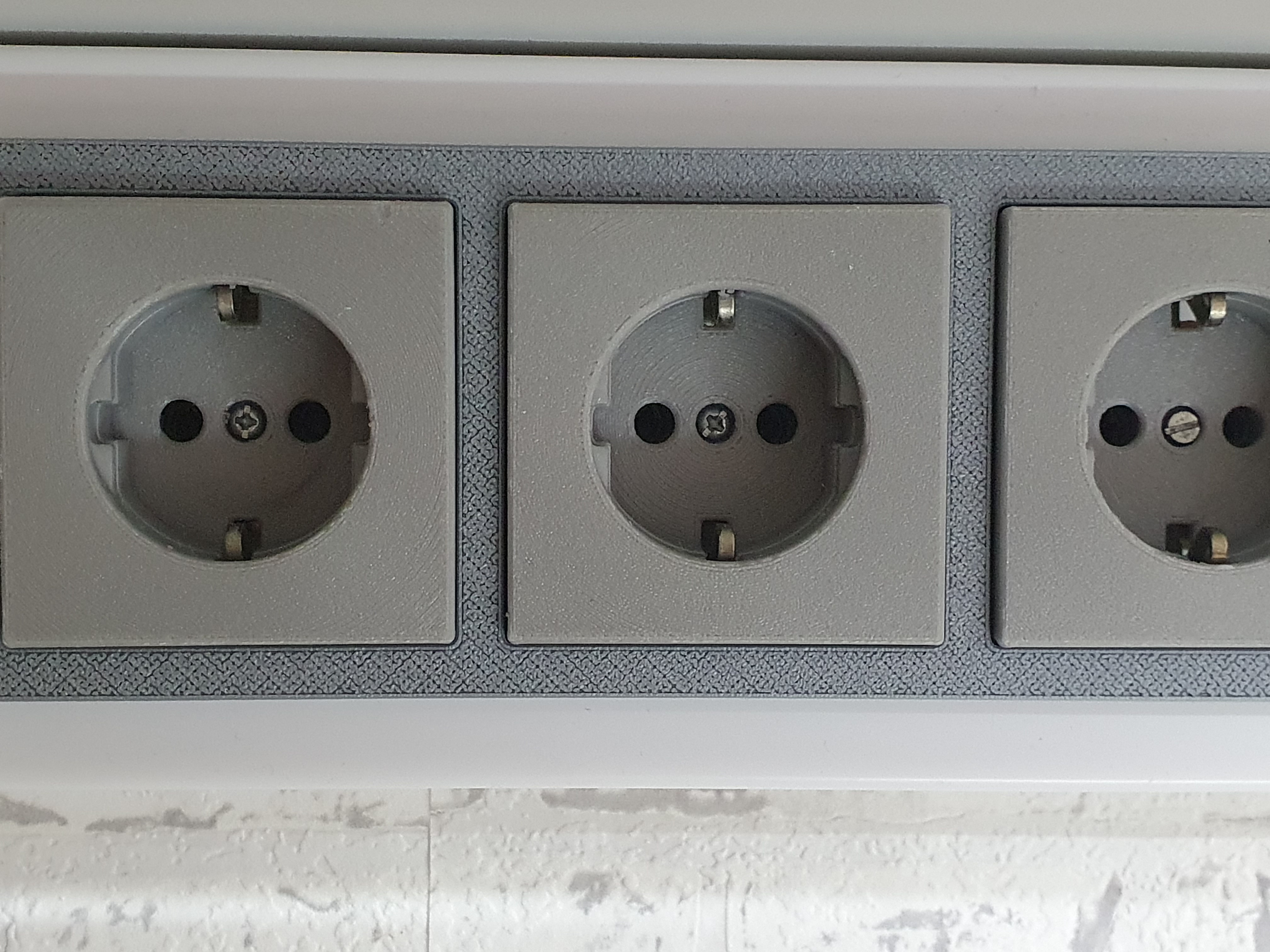Schuko Socket Cover Busch Jaeger "future linear" compatible
