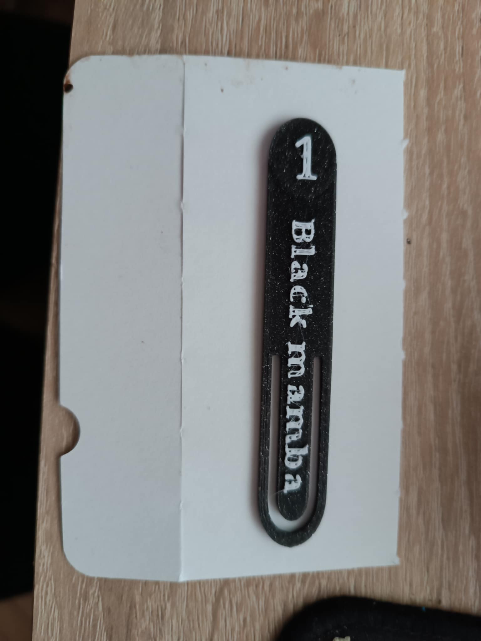 Bookmark Black mamba