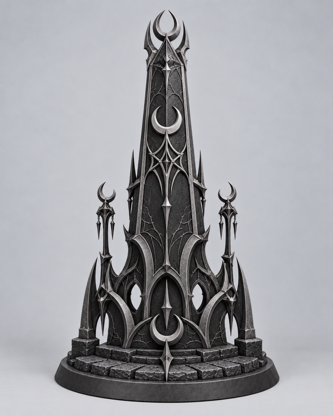 Crystal Obelisk, Arcane Power Monument | 32mm & 75mm Fantasy Terrain | FDM & Resin