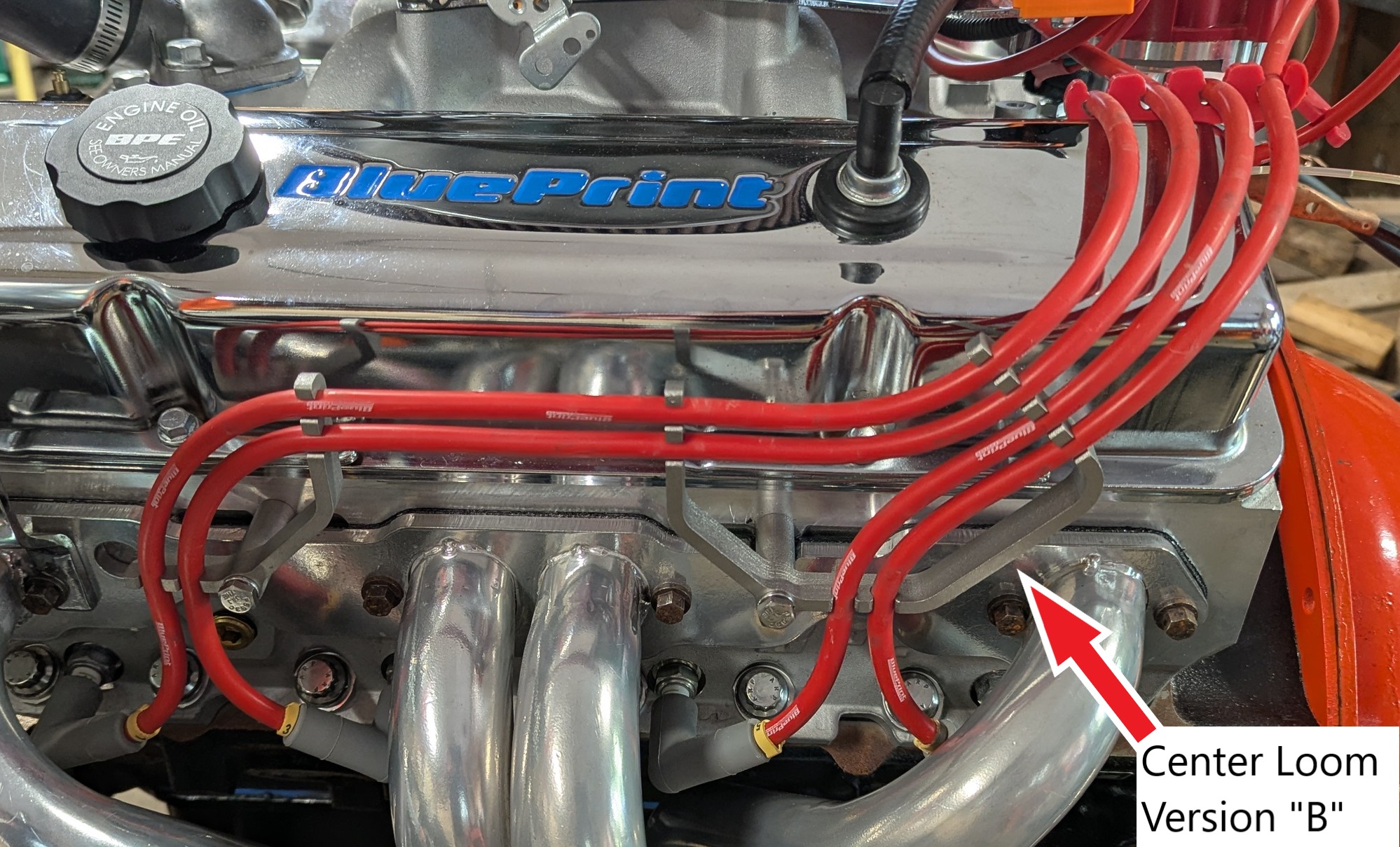 Vortec Style Head Mounted V8 Ignition Wire Loom