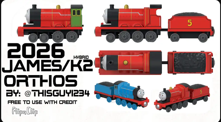 2026 Metal Thomas James, Edward, and LBSCR Tender engines (only body) (no tender) (v1)