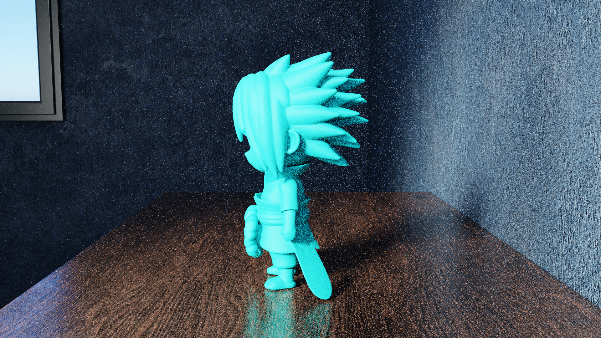 Miniatura 5 do modelo 3D Chibi Saske