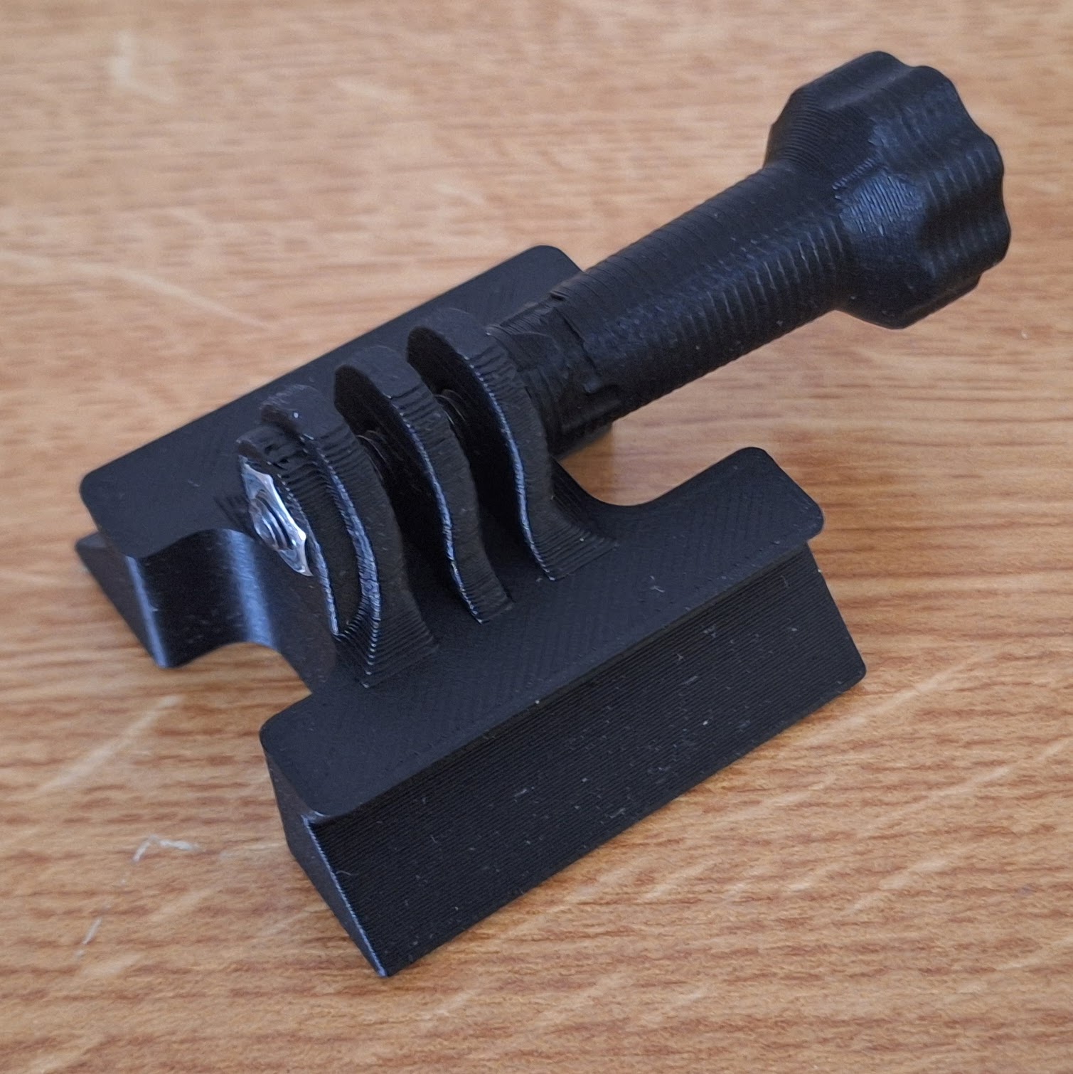 GoPro camera mount for dovetail groove.