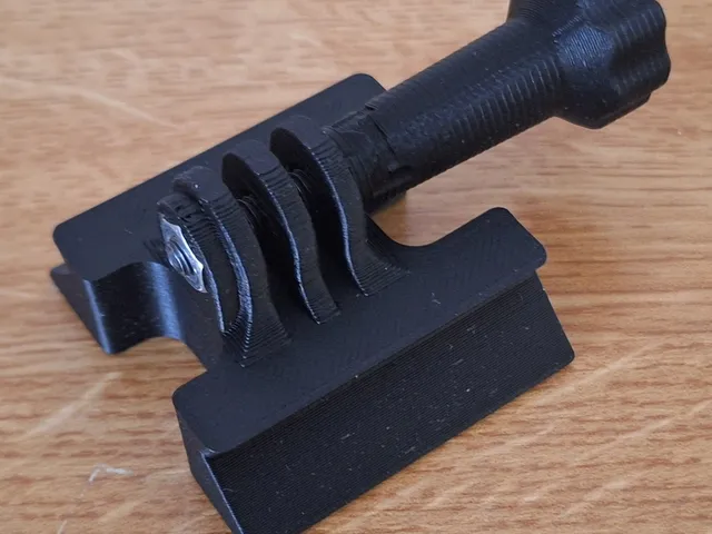 GoPro camera mount for dovetail groove.