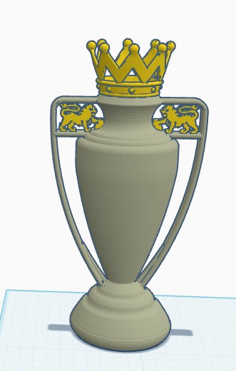 english Premier league trophy remix