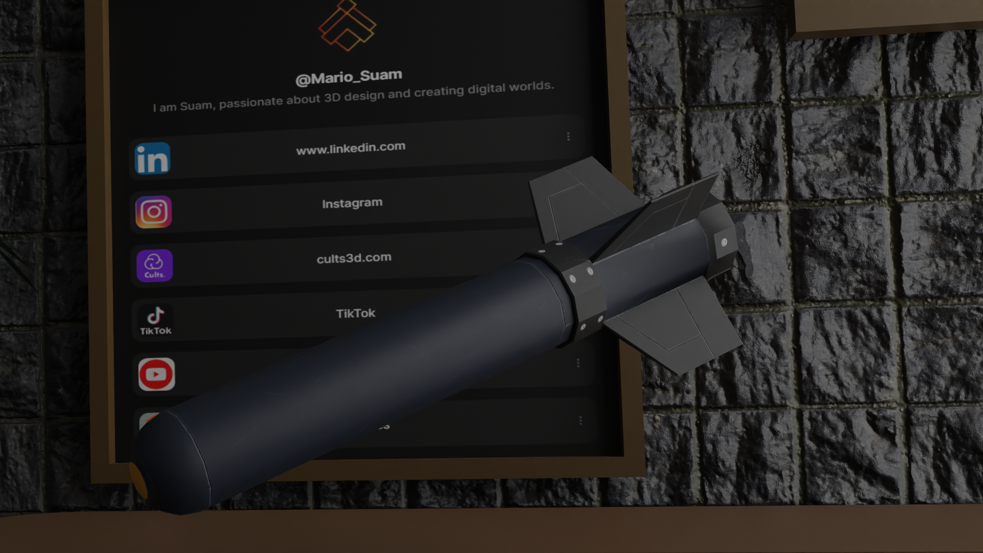 Tactical Missile – 3D Printable Model