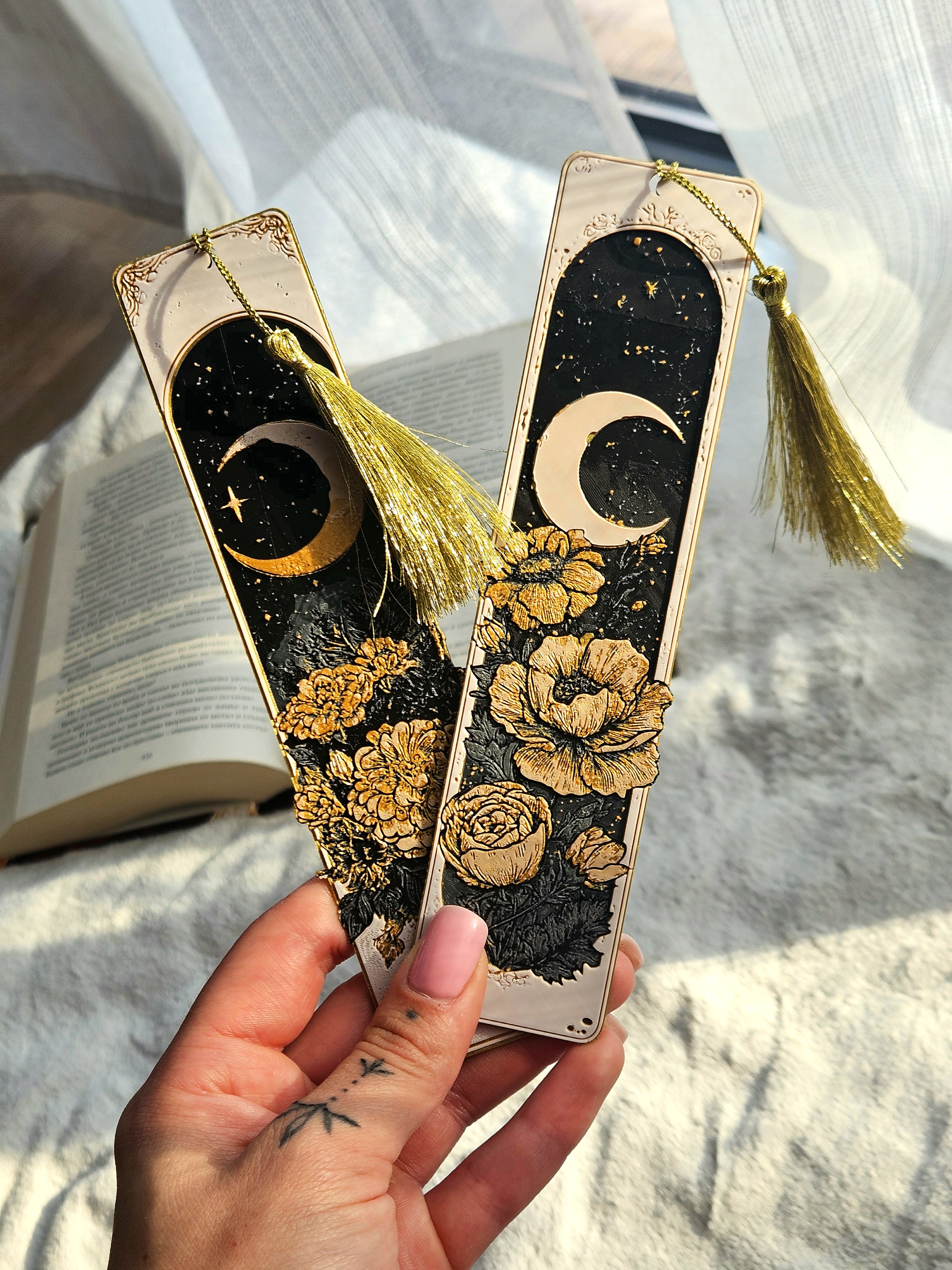 Miniatura 7 do modelo 3D Dreamy Moons - Bookmarks Set