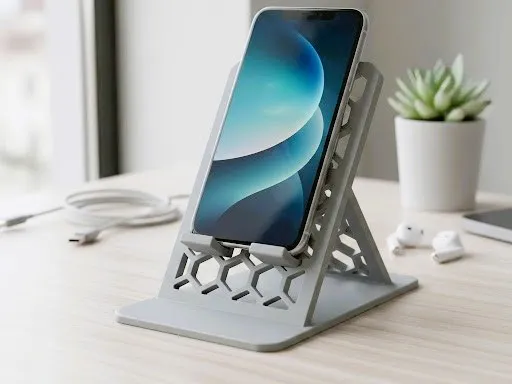 Minimalist Phone Holder - Honeycomb