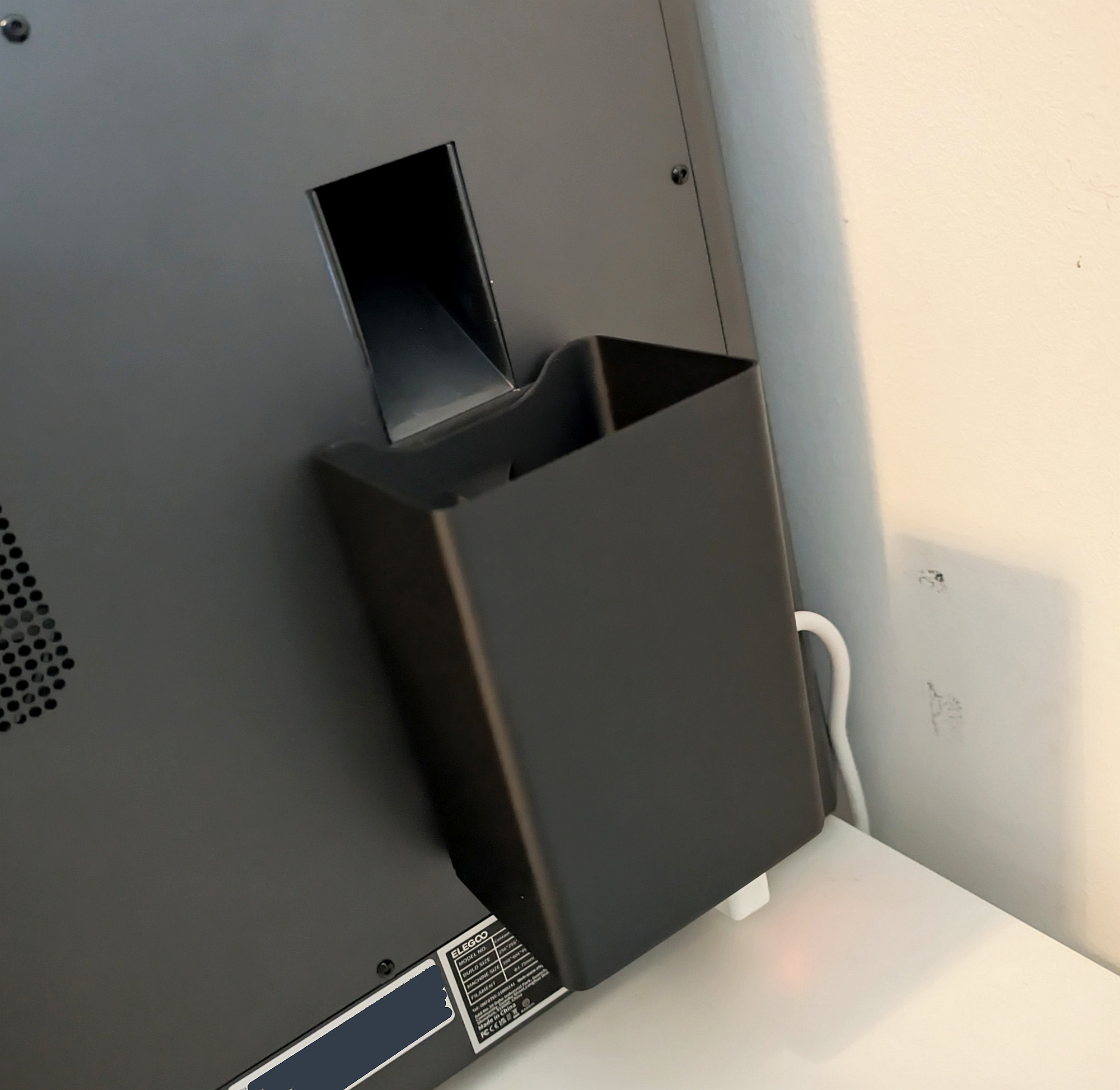 Simple Elegoo Centauri Carbon 1 + 2 Poop Bin with mount