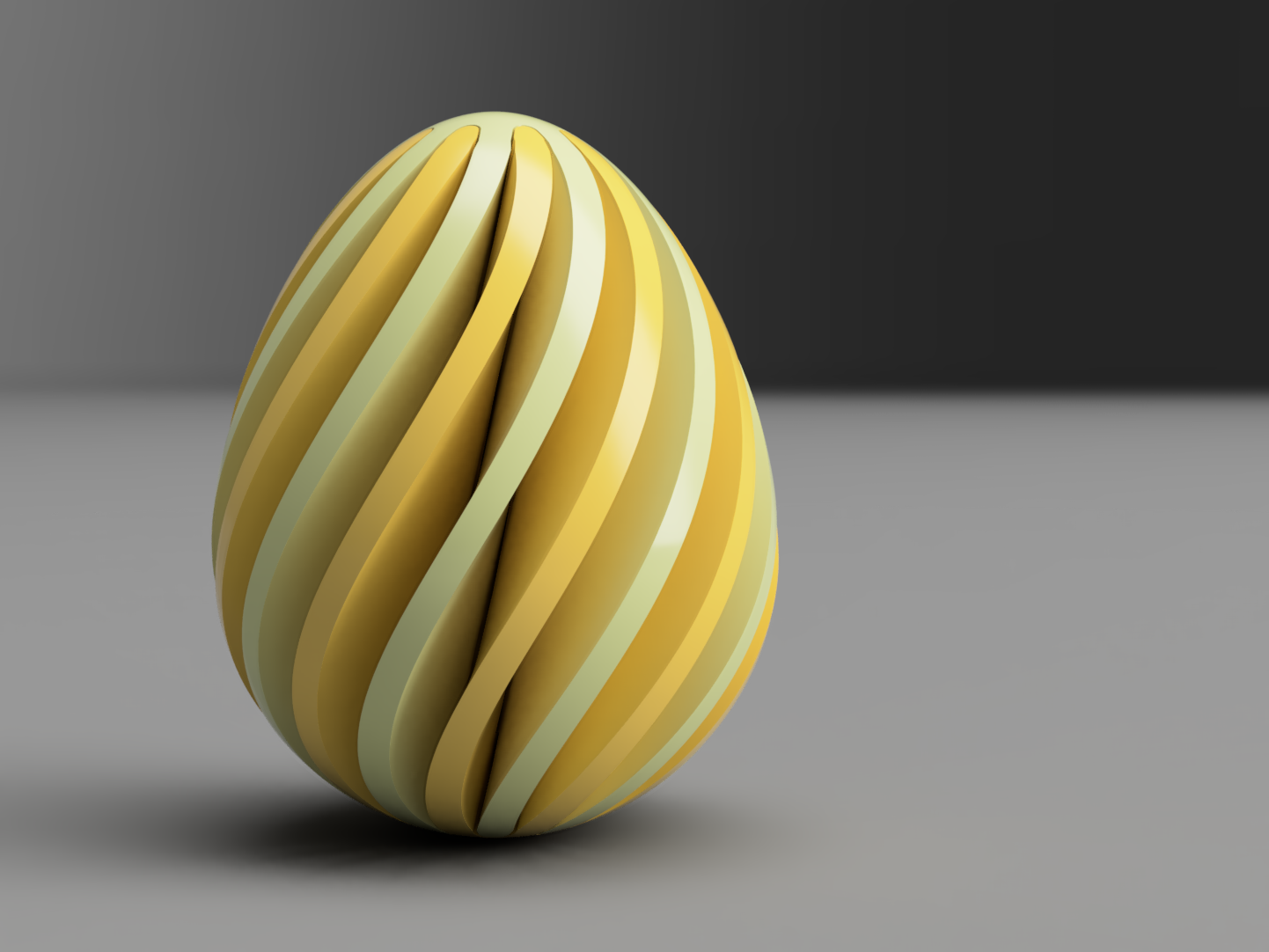 Miniatura 9 do modelo 3D Spiral Easter Egg