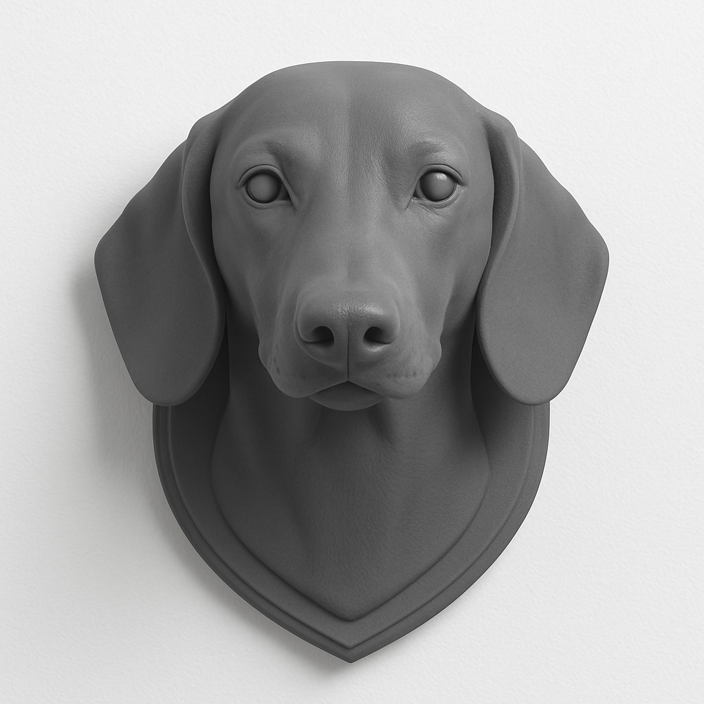 Short Hair - Dachshund Wall Mount